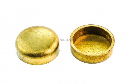 ตาน้ำทองเหลือง-ฝาอุดปิด  ขนาด 19x6.6 mm