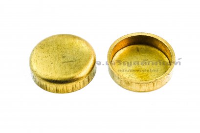 ตาน้ำทองเหลือง-ฝาอุดปิด  ขนาด 25x7.3 mm