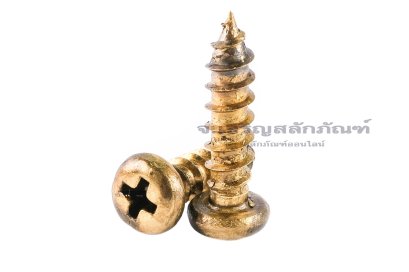 น็อตทองเหลืองเกลียวปล่อยหัวกลมแฉก M5x20