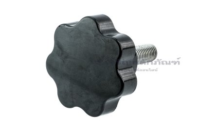 น็อตมือหมุนดอกไม้ (Star Grip Knob Bolt) ขนาด M10x30 ความโตหัว 48 mm