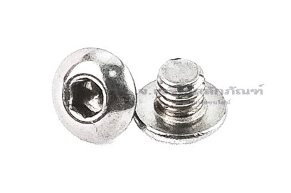 น็อตหัวจมกลมสแตนเลส #10-32 (เบอร์ 10 เกลียว 32 UNF) ยาว 3/16&quot;