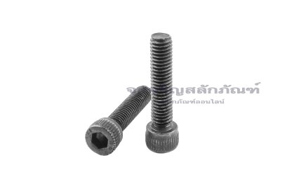 น็อตหัวจมดำแข็ง #10-32 x 7/8" (เบอร์ 10 เกลียว 32 ยาว 7/8") วัดความโตเป็นมิลได้ 4.8x22.1 mm เกลียวตลอด