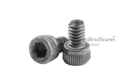น็อตหัวจมดำแข็ง #8-32 x 1/4" (เบอร์ 8 เกลียว 32 ยาว 1/4") วัดความโตเป็นมิลได้ 4.17x6.35 mm เกลียวตลอด