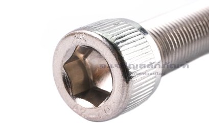 น็อตหัวจมสแตนเลส M12x1.25x90 เกลียวตลอด