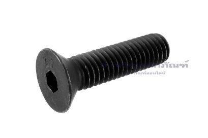 น็อตหัวจมเตเปอร์ดำ 7/16&quot; (BSW/NC) ยาว 1.3/4&quot; เกรด 10.9 เกลียวตลอด