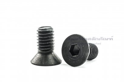 น็อตหัวจมเตเปอร์ดำ 1/2&quot; (BSW) ยาว 1&quot;