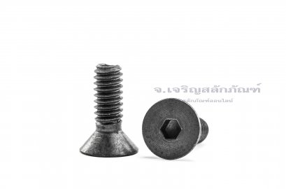 น็อตหัวจมเตเปอร์ดำ 1/4&quot; (BSW/NC) ยาว 3/4&quot;