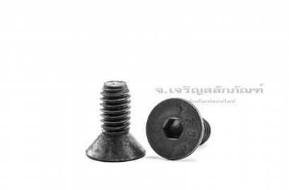 น็อตหัวจมเตเปอร์ดำ 5/16" (BSW/NC) ยาว 3/4"