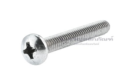 น็อตหัวร่มแฉกสแตนเลส (JT) #8-32 x 1.1/4&quot; (เบอร์ 8 เกลียว 32 ยาว 1.1/4&quot;) วัดความโตเป็นมิลได้ 4.2x31.75 mm