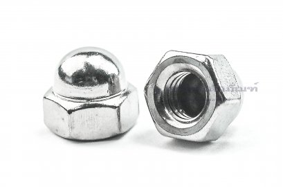 หัวน็อตหมวก-หัวน็อตแบบปิด Dome Hex Nut M6x1.0
