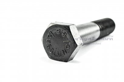 น็อตเหลี่ยมดำแข็ง 1&quot; (BSW/NC) ยาว 5&quot;