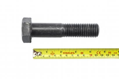 น็อตเหลี่ยมดำแข็ง 1&quot; (BSW/NC) ยาว 4&quot;1/2