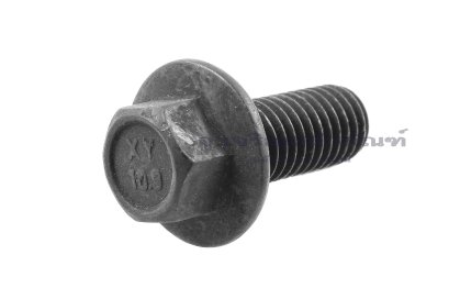 น็อตหัวเหลี่ยมดำแบบติดจาน M8x20 เกรด 10.9 เกลียวตลอด