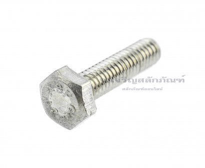 น็อตหัวเหลี่ยมสแตนเลส Stainless Steel Hex Bolt M4x15