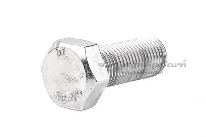 น็อตหัวเหลี่ยมสแตนเลส Stainless Steel Hex Bolt 3/8"x1" เกลียว 24 (UNF) เกลียวตลอด
