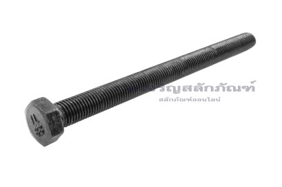 น็อตเหลี่ยมดำแข็ง M20x260 เกรด 8.8 เกลียวตลอด
