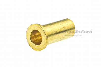 บูชเหล็ก-บูชเพลา รูใน 7 mm (6.7x7.5x18) บูชมีบ่าทองเหลือง