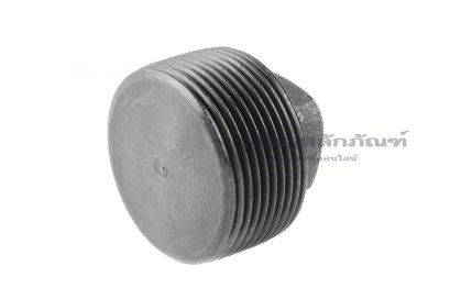 ปลั๊กอุดเกลียวนอกเหล็กดำ หัวสี่เหลี่ยม ขนาด 1.1/2" เกลียว 11 (BSPT)