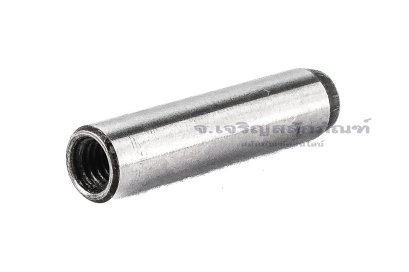 ปิ๊นกลม-สลักกลม Dowel Pin with Internal Thread ขนาด 6x25 แบบมีเกลียวใน M4