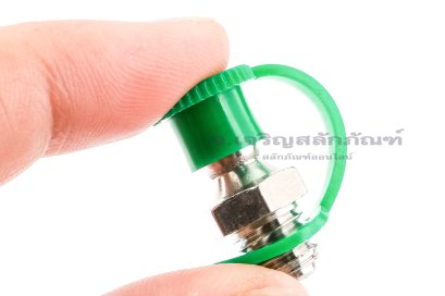 ฝาครอบหัวอัดจารบี สีเขียว ขนาด 10 มิล