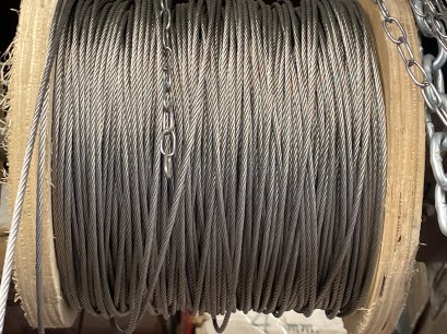 ลวดสลิงสแตนเลส (304 Stainless Steel Wire Rope) ขนาดเส้นโต Diameter 2.5 mm (ราคาต่อ 1 เมตร)