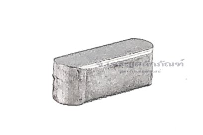 ลิ่มแท่งสแตนเลสสี่เหลี่ยมปลายมน (Parallel Key Both Round End) ขนาด 3x3x9