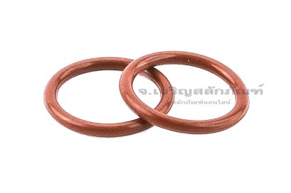 ลูกยางโอริง ไวตันทนความร้อน (Fluorine Rubber FKM O-ring) 2x15x19 mm (เส้นโต x วงใน x วงนอก)