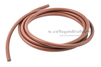 ลูกยางโอริง ไวตันทนความร้อน แบบเป็นเส้น ราคาต่อ 1 เมตร ขนาดความโตเส้น 7.5 mm