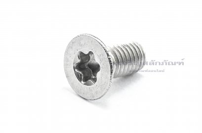 น็อตหัวทอร์ค-หัวดาวเตเปอร์สแตนเลส (Torx, Taper Head Screw) M5x10