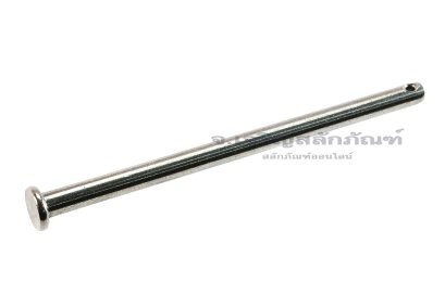 สลักหัวแบนกลม-ปิ๊นหัวแบนสแตนเลส (Stainless Steel Clevis Pin) ขนาด 6x100