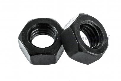 หัวน็อตดำ Hex Nut M10x1.5 (หัวน็อตเบอร์ 16) เกรด 12.9