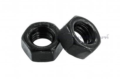 หัวน็อตดำ Hex Nut M6x1.0 (หัวน็อตเบอร์ 10) เกรด 12.9