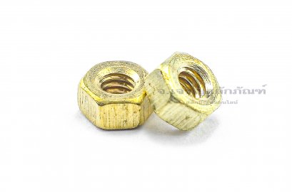 หัวน็อตทองเหลือง 1/8&quot; เกลียวมาตรฐานทั่วไป