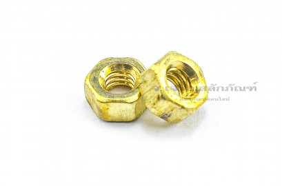 หัวน็อตทองเหลือง 5/32&quot; เกลียวมาตรฐานทั่วไป