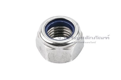 หัวน็อตล็อคกันคลายสแตนเลส M16x2.0 เกลียวซ้าย