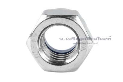 หัวน็อตล็อคกันคลายสแตนเลสเกรด 316 ขนาด M18x2.5