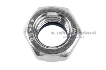 หัวน็อตล็อคกันคลายสแตนเลสเกรด 316 ขนาด M18x2.5