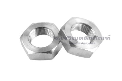 หัวน็อตสแตนเลส M26x1.5 รุ่นหัวบาง 13 mm