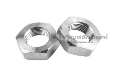 หัวน็อตสแตนเลส M26x2.0 รุ่นหัวบาง 13 mm