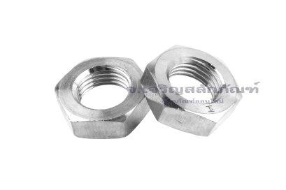 หัวน็อตสแตนเลส M30x3.0 รุ่นหัวบาง 15 mm