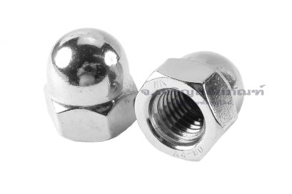 หัวน็อตหมวก-หัวน็อตแบบปิดสแตนเลสเกรด 316 Dome Hex Nut Stainless M14x2.0