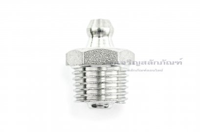 หัวอัดจารบีสแตนเลสแบบตรง ขนาด 1/4 เกลียว 19 (BSPT)