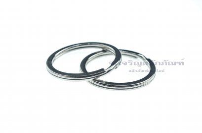 ห่วงพวงกุญแจแสตนเลส 22 mm แบบแบน