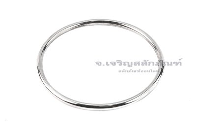 ห่วงพวงกุญแจแสตนเลส ห่วงกลม รุ่นบิดออก ขนาด 3 x 58 mm (เส้นโต x วงใน)