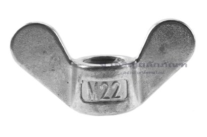 อายนัทสแตนเลสทรงปีกผีเสื้อ Wing Nut Stainless Steel ขนาด M22