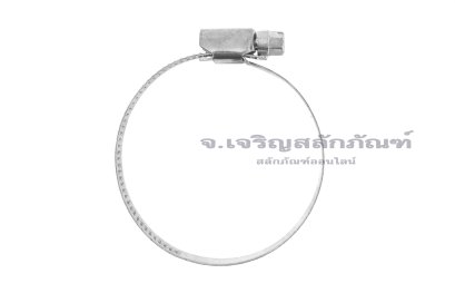 เข็มขัดรัดท่อสแตนเลสเกรด 316L Stainless Steel ทนต่อการกัดกร่อนสูง (หน้าตัด 9x0.6 mm) ขนาด 40-63 mm