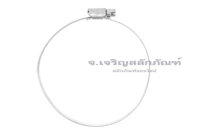 เข็มขัดรัดท่อสแตนเลสเกรด 316L Stainless Steel ทนต่อการกัดกร่อนสูง (หน้าตัด 9x0.6 mm) ขนาด 78-101 mm