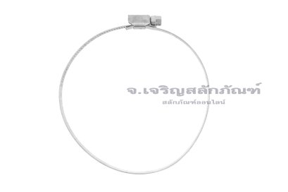 เข็มขัดรัดท่อสแตนเลสเกรด 316L Stainless Steel ทนต่อการกัดกร่อนสูง (หน้าตัด 9x0.6 mm) ขนาด 91-114 mm