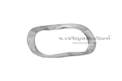 แหวนกันรุนลูกปืน-แหวนคลื่นรองตลับลูกปืนสแตนเลส 304 ขนาดวงนอก 21 mm (16x21x0.3)