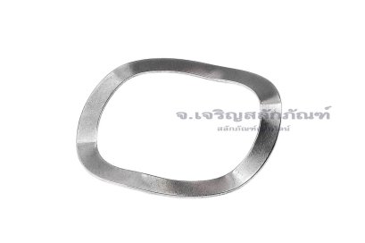 แหวนกันรุนลูกปืน-แหวนคลื่นรองตลับลูกปืนสแตนเลส 304 ขนาดวงนอก 34 mm (27x34x0.5)